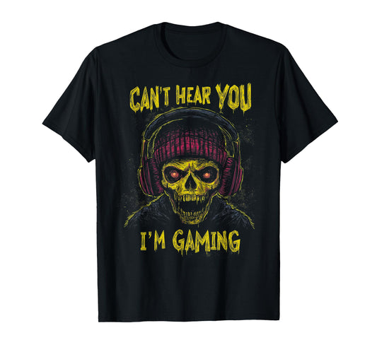 Funny Gamer Graphic Tee For Kids Boys Teens Men Video Gaming T-Shirt