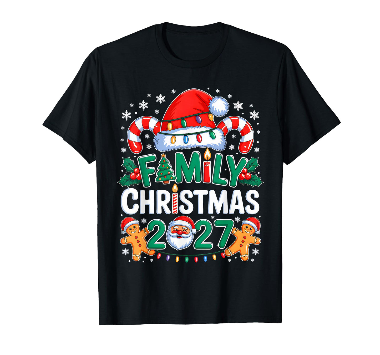 Christmas 2027 Family Matching Xmas Team Santa Squad 2027 T-Shirt