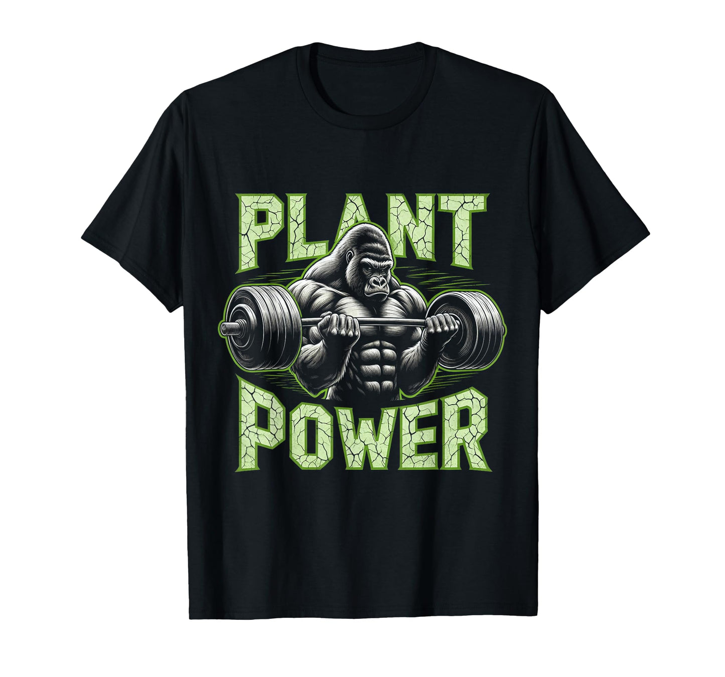 Plant Power Tee - Vegan and Vegetarian Gym Workout Fitness T-Shirt