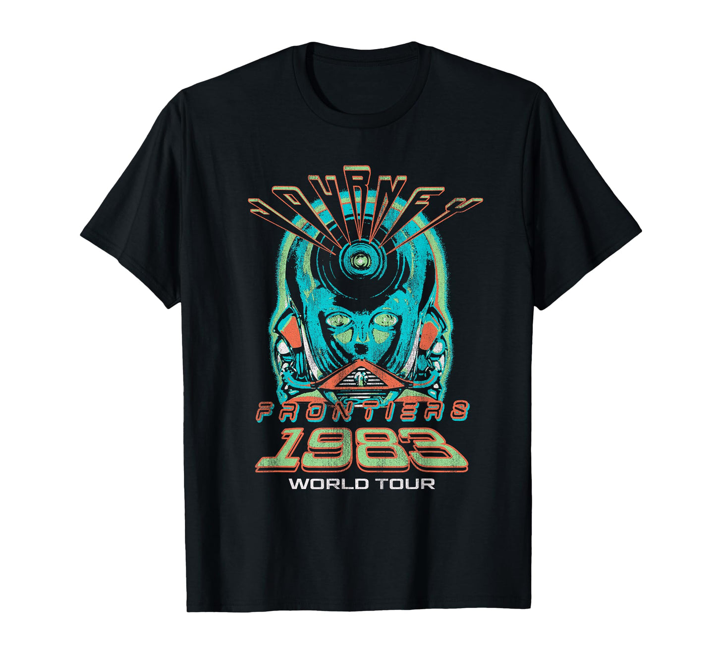 Journey Front and Back Frontiers 1983 Tour Vintage Band T-Shirt