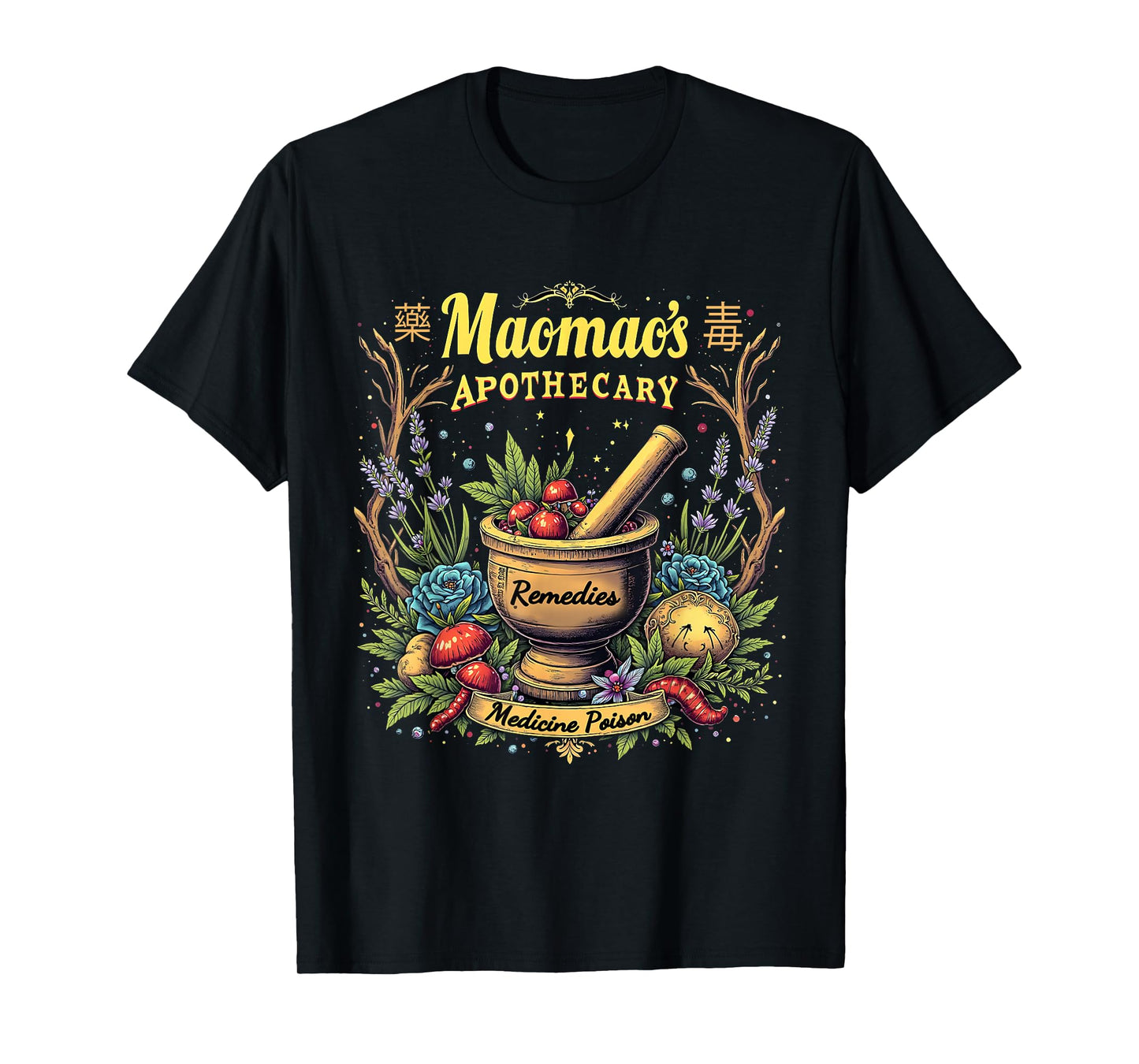 Maomao's Apothecary Fantasy Herbal Potion Art T-Shirt