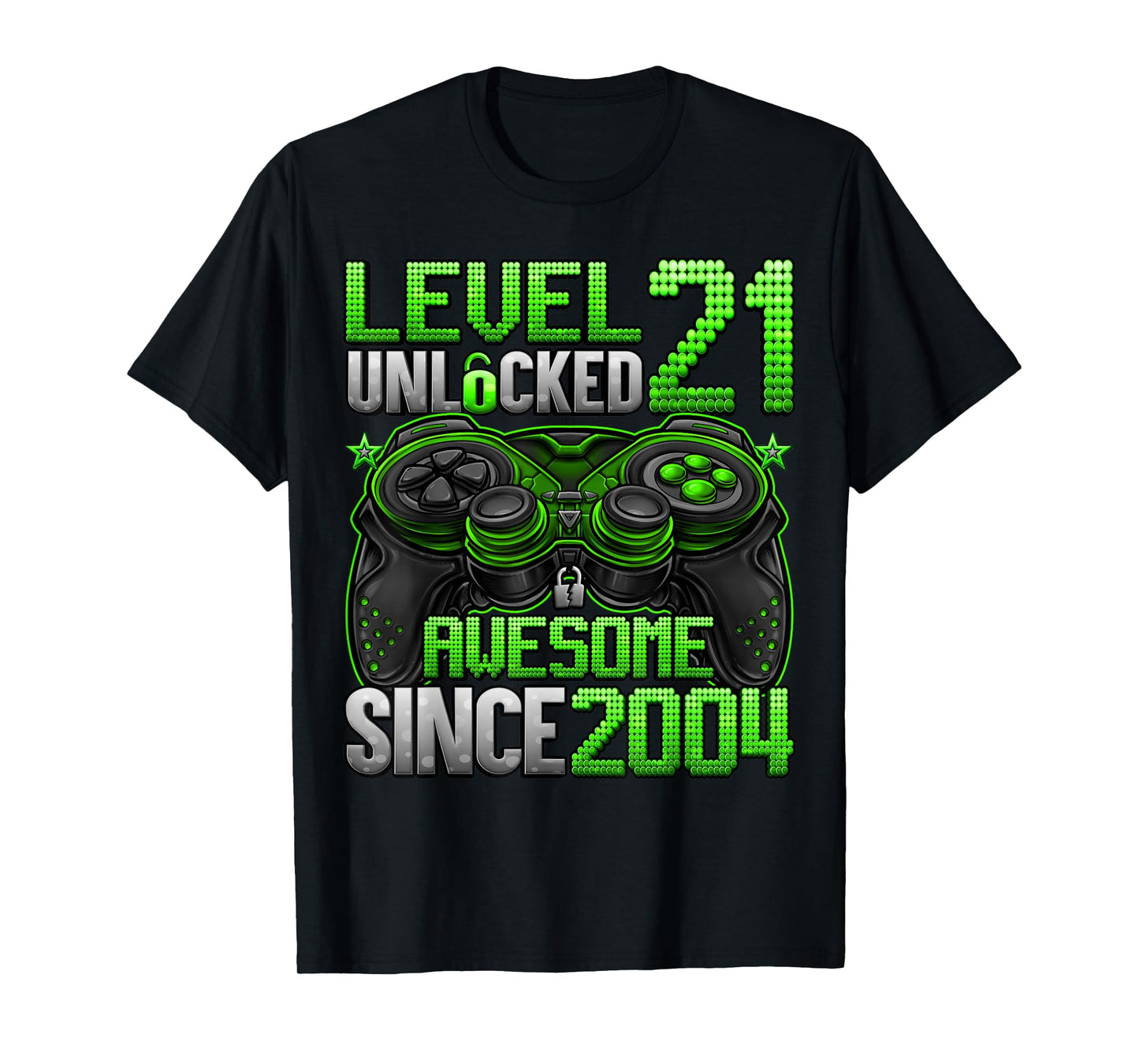 Level 21 Unlocked 21 Year Old Gifts Boys 21st Birthday Boy T-Shirt