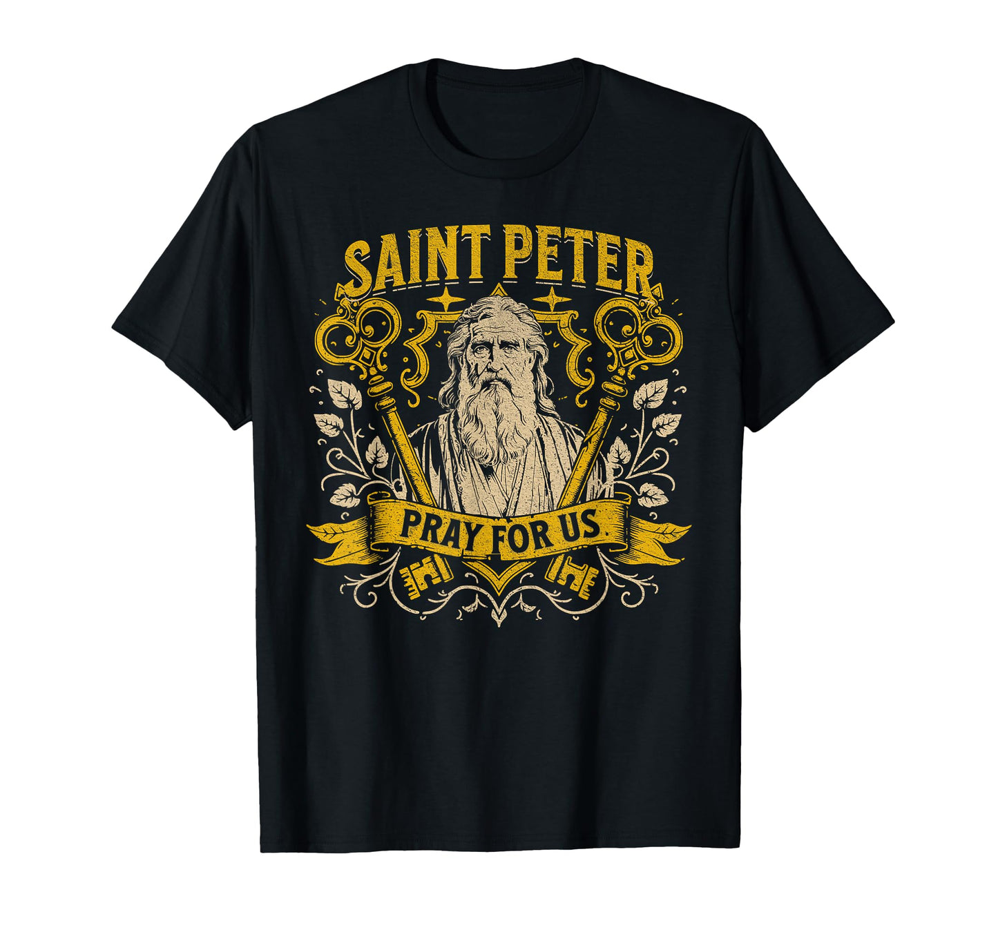 St Peter the Apostle Keys to the Kingdom Catholic Saint T-Shirt