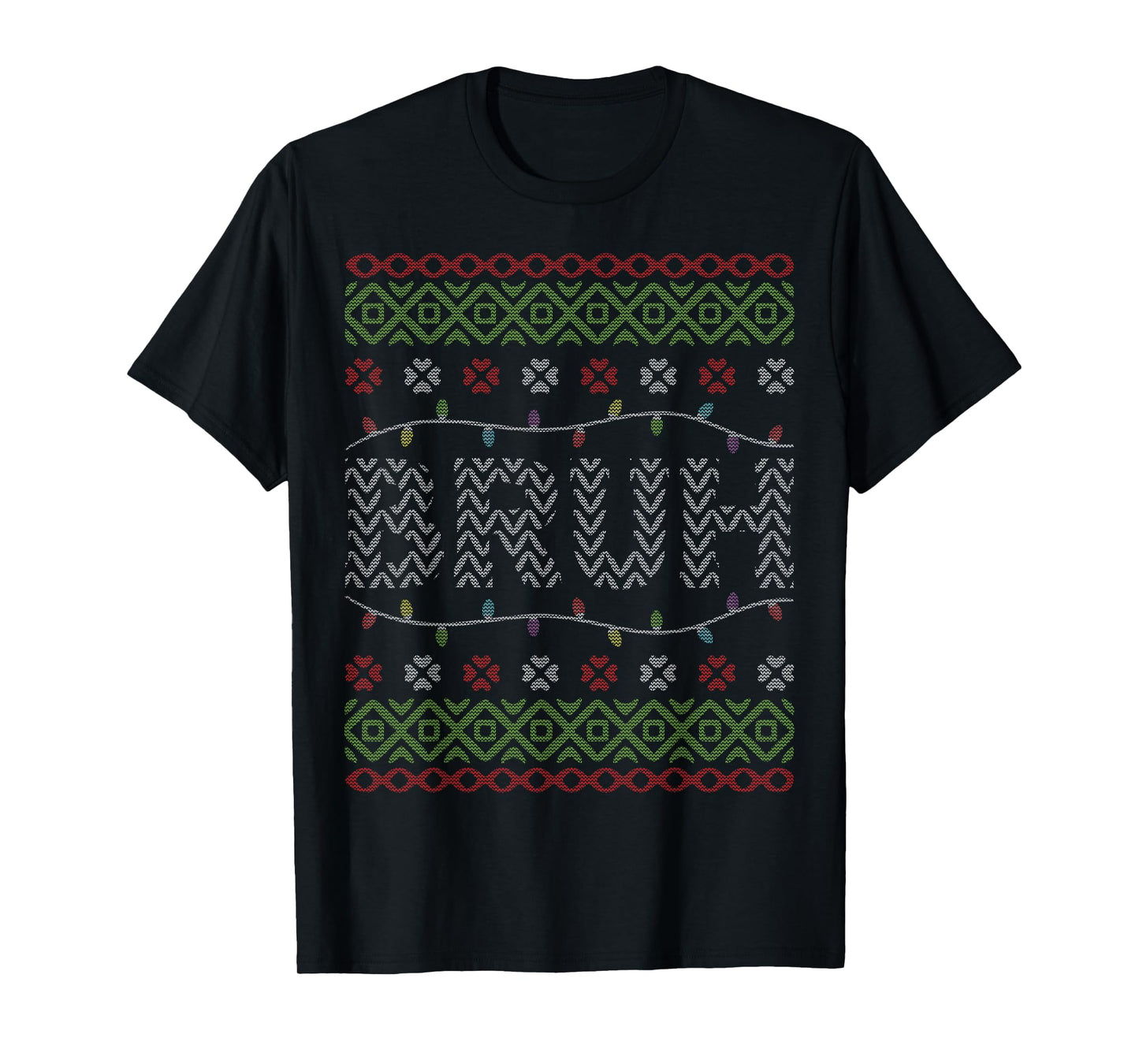 Bruh Bro Christmas Happy Christmas Funny Ugly Christmas T-Shirt