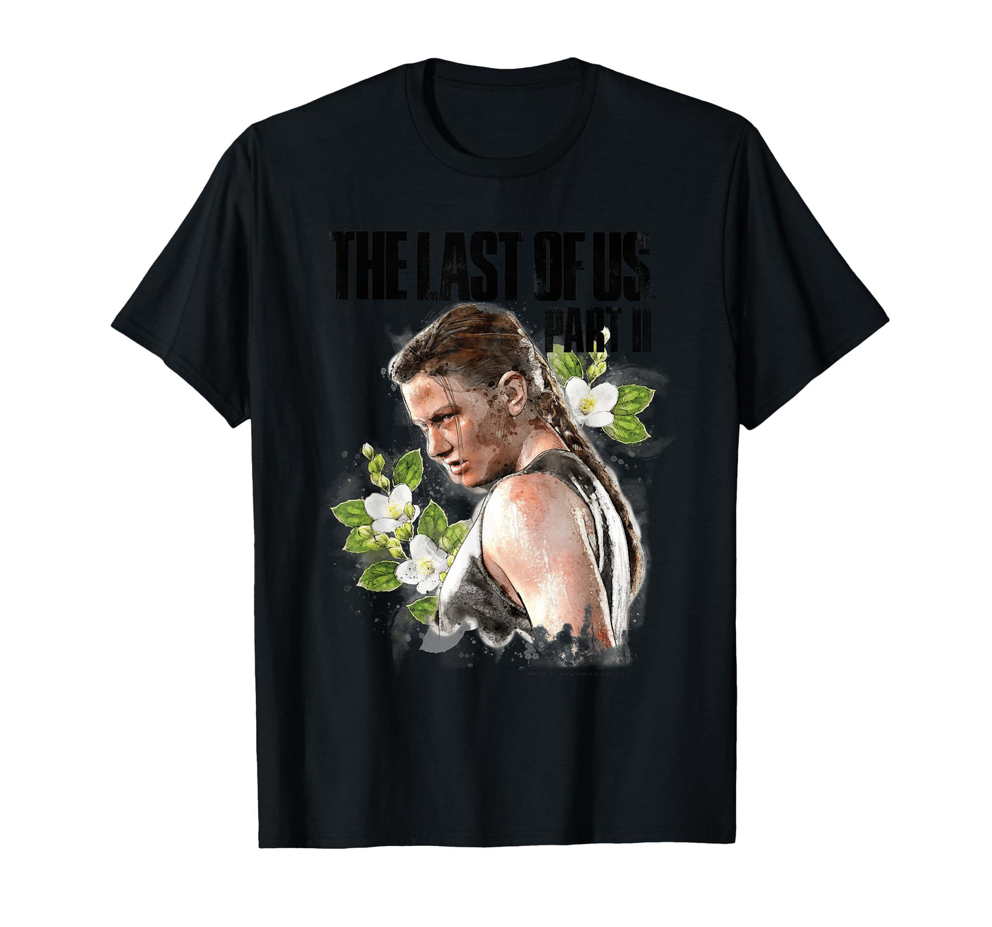 The Last of Us Abby Surrounded By Flowers T-Shirt