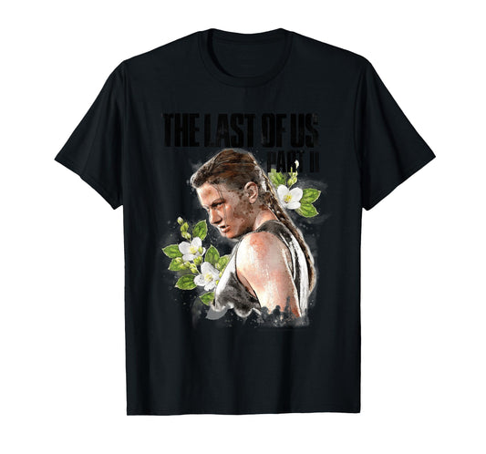 The Last of Us Abby Surrounded By Flowers T-Shirt