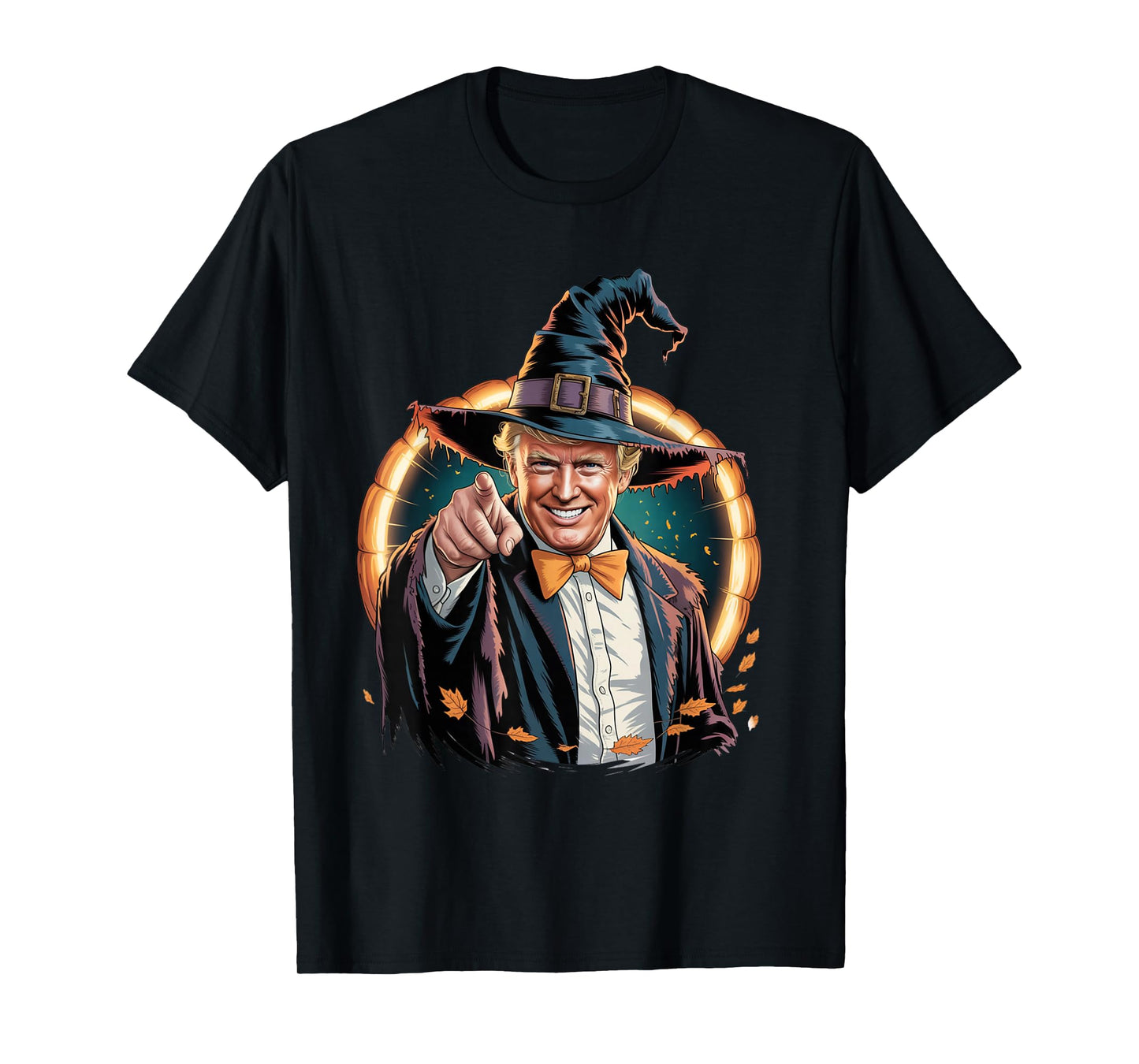Trump Witch Parody Pointing Halloween Costume T-Shirt