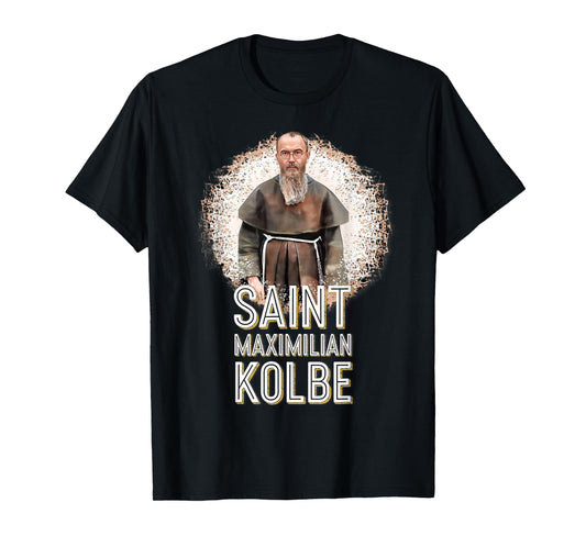 Militia of The Immaculata St. Maximilian Kolbe Catholic T-Shirt