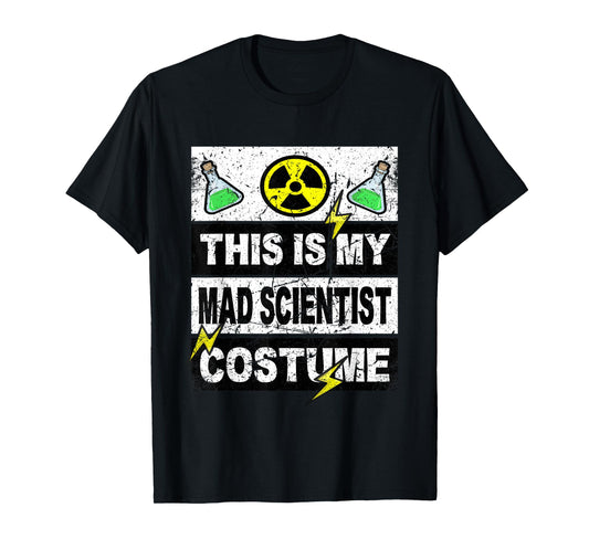 Retro This Is My Mad Scientist Costume Kids Adult Youth T-Shirt