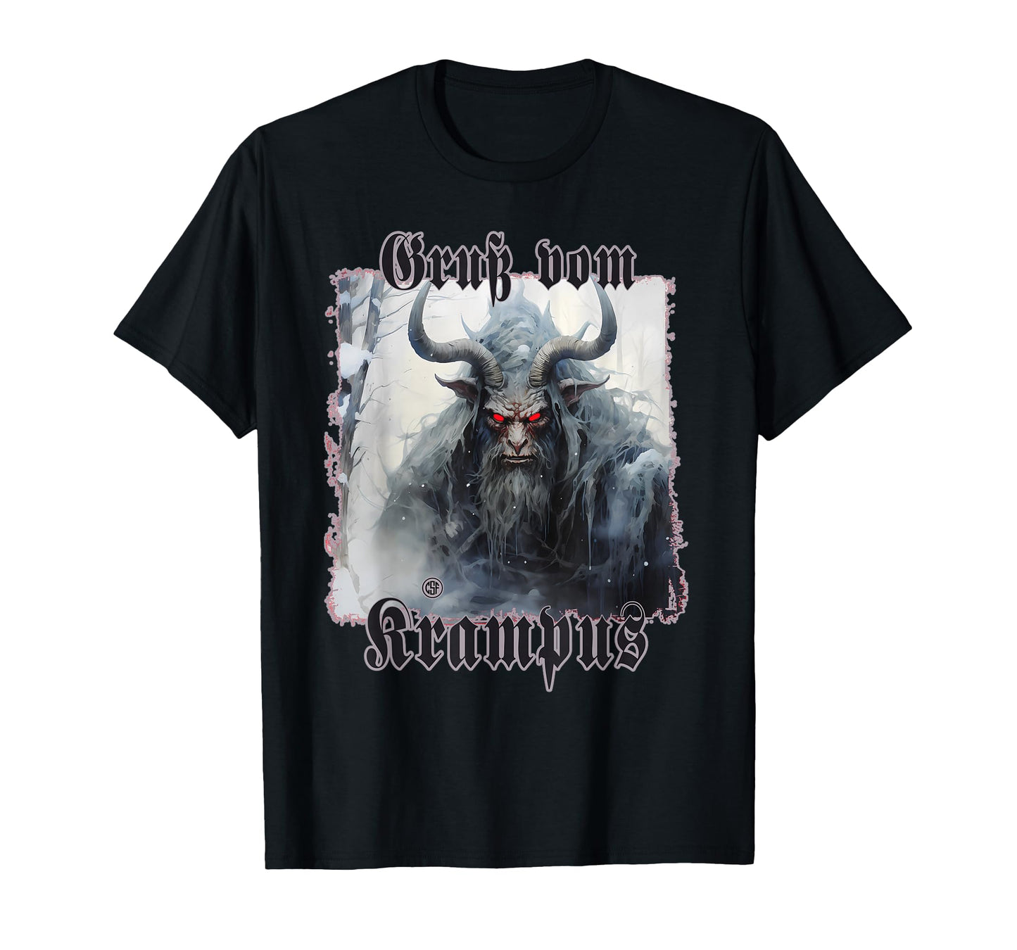 Greeting from Krampus Christmas Legend Figure T-Shirt