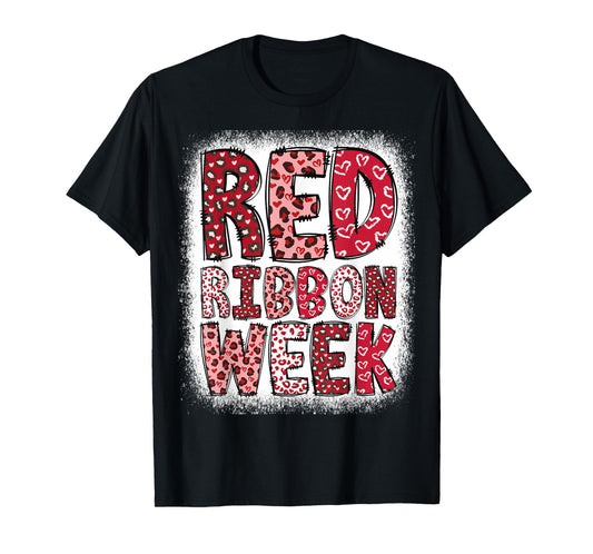 Red Ribbon Week 2025 T-Shirt