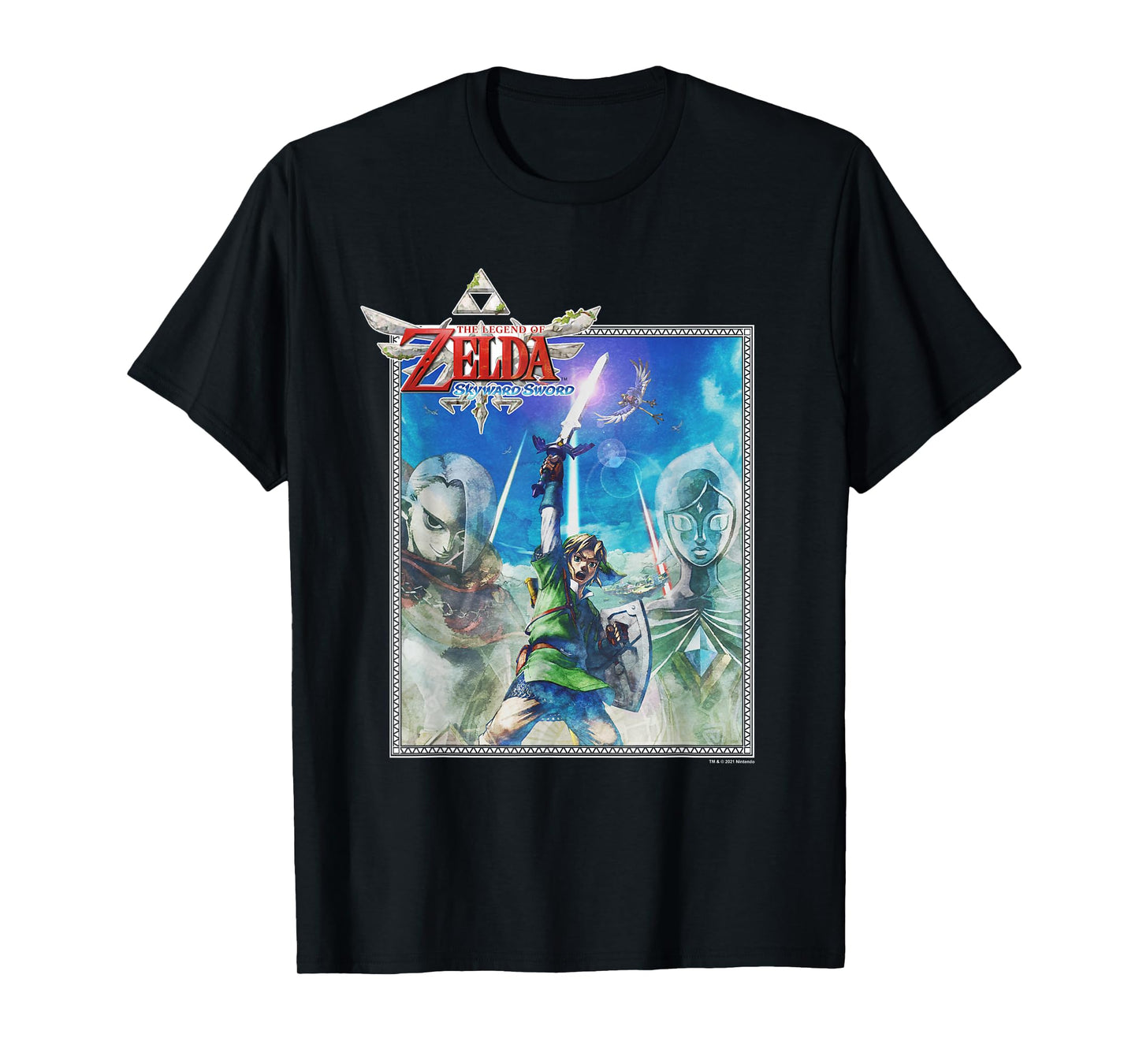The Legend of Zelda The Skyward Sword Hyrule Poster T-Shirt