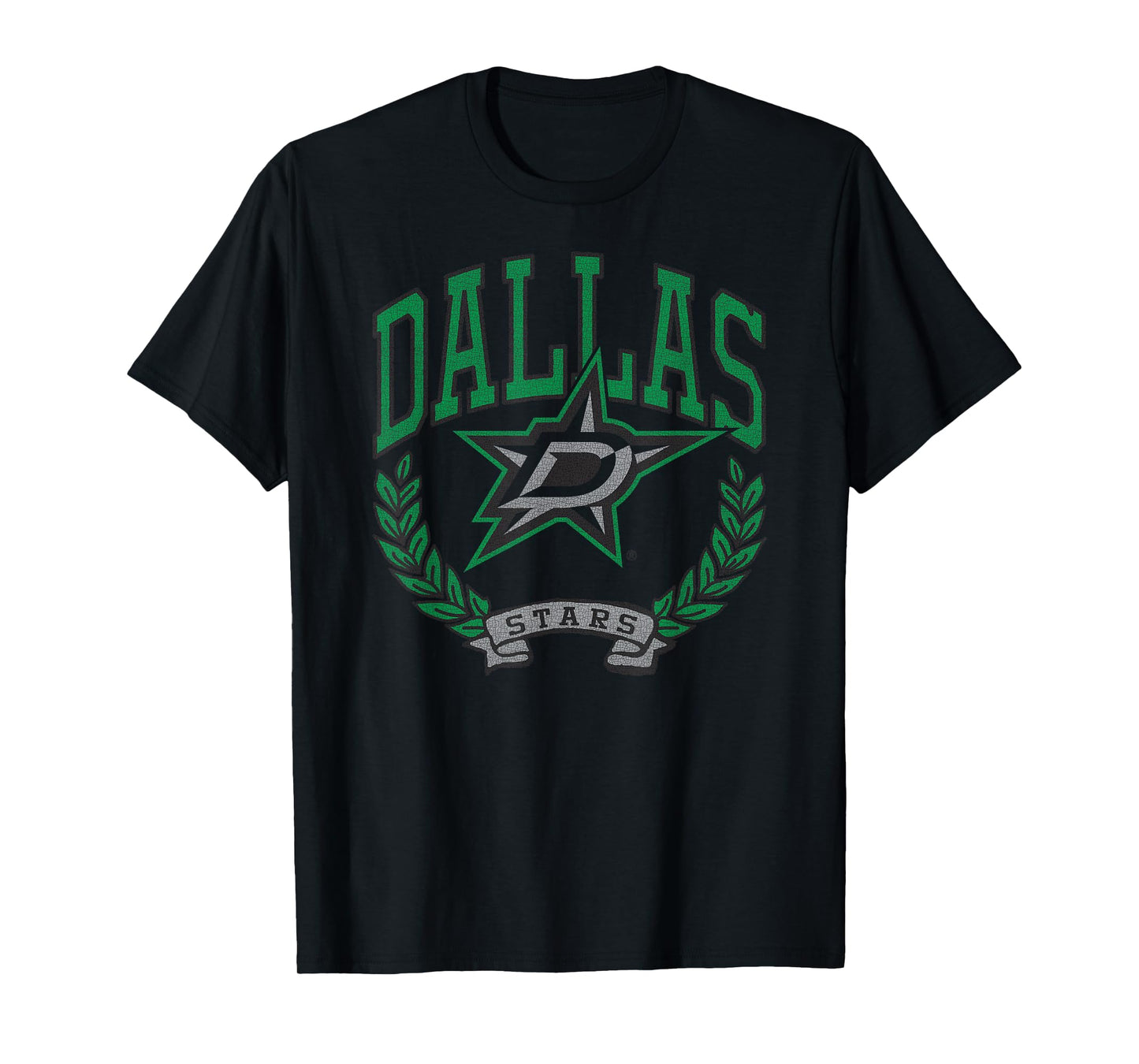 Dallas Stars Vintage Victory White Officially Licensed T-Shirt