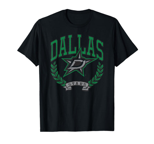 Dallas Stars Vintage Victory White Officially Licensed T-Shirt