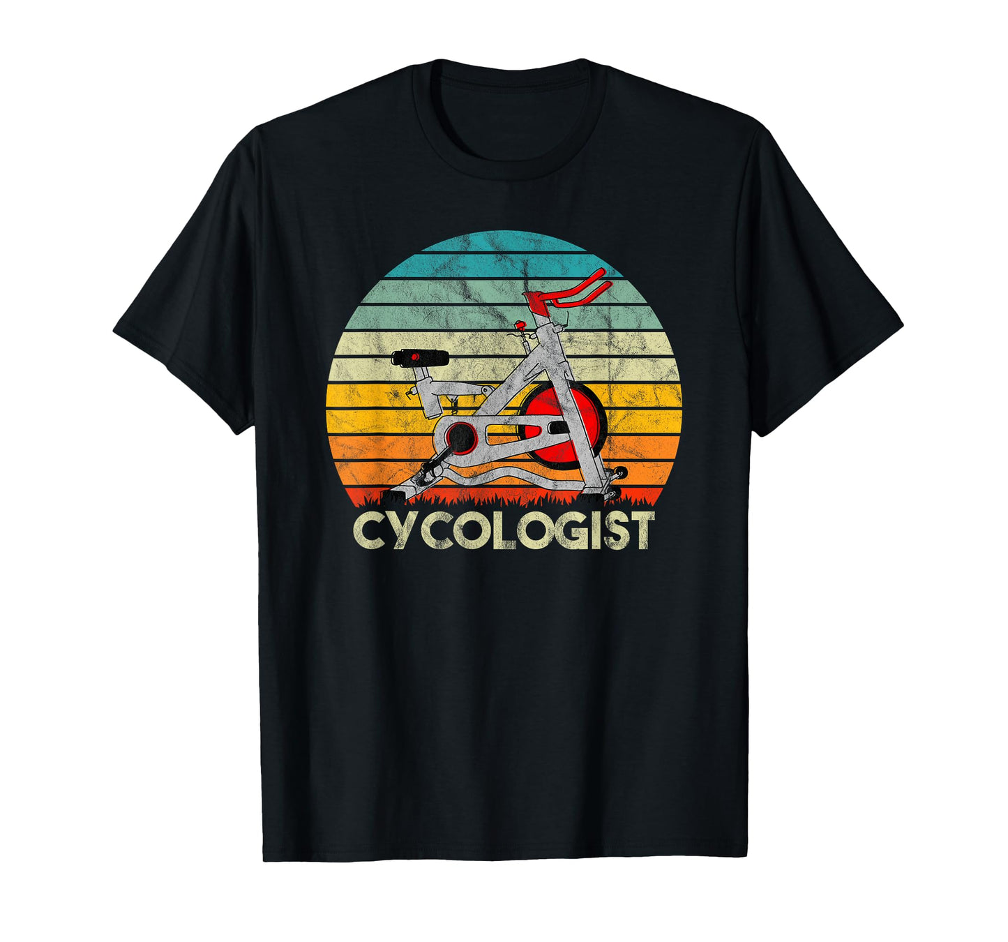 Cycologist Tshirt Indoor Cycling Bike Stationary Exercise T-Shirt