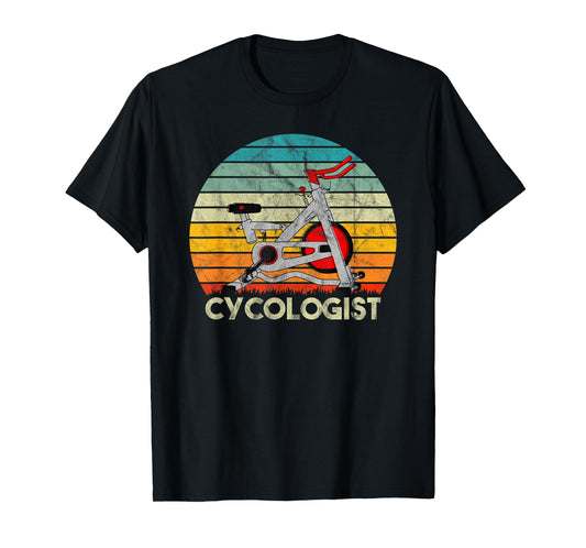 Cycologist Tshirt Indoor Cycling Bike Stationary Exercise T-Shirt