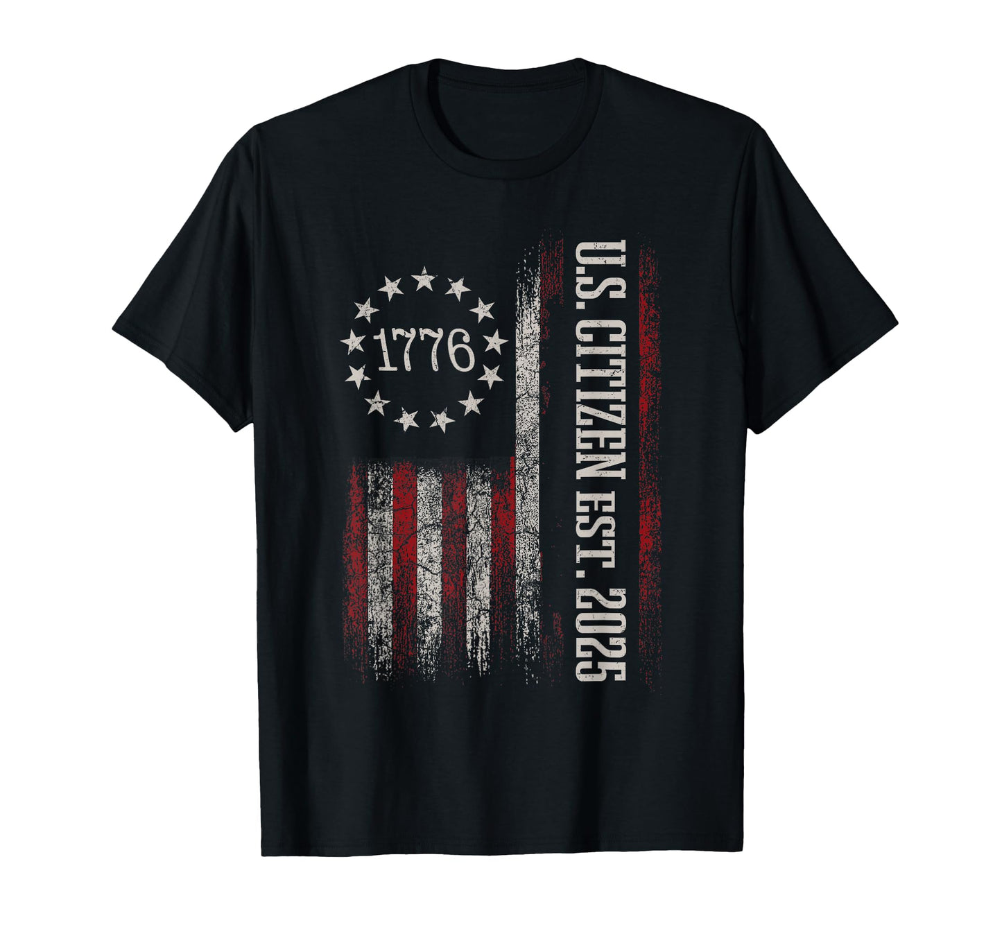 New US Citizen Est 2025 American Immigrant Citizenship Gifts T-Shirt