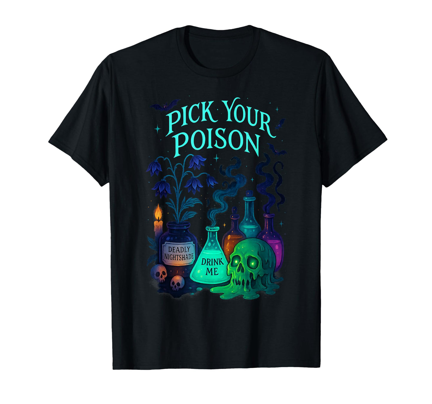 Pick Your Poison Vintage Princess Halloween T-Shirt