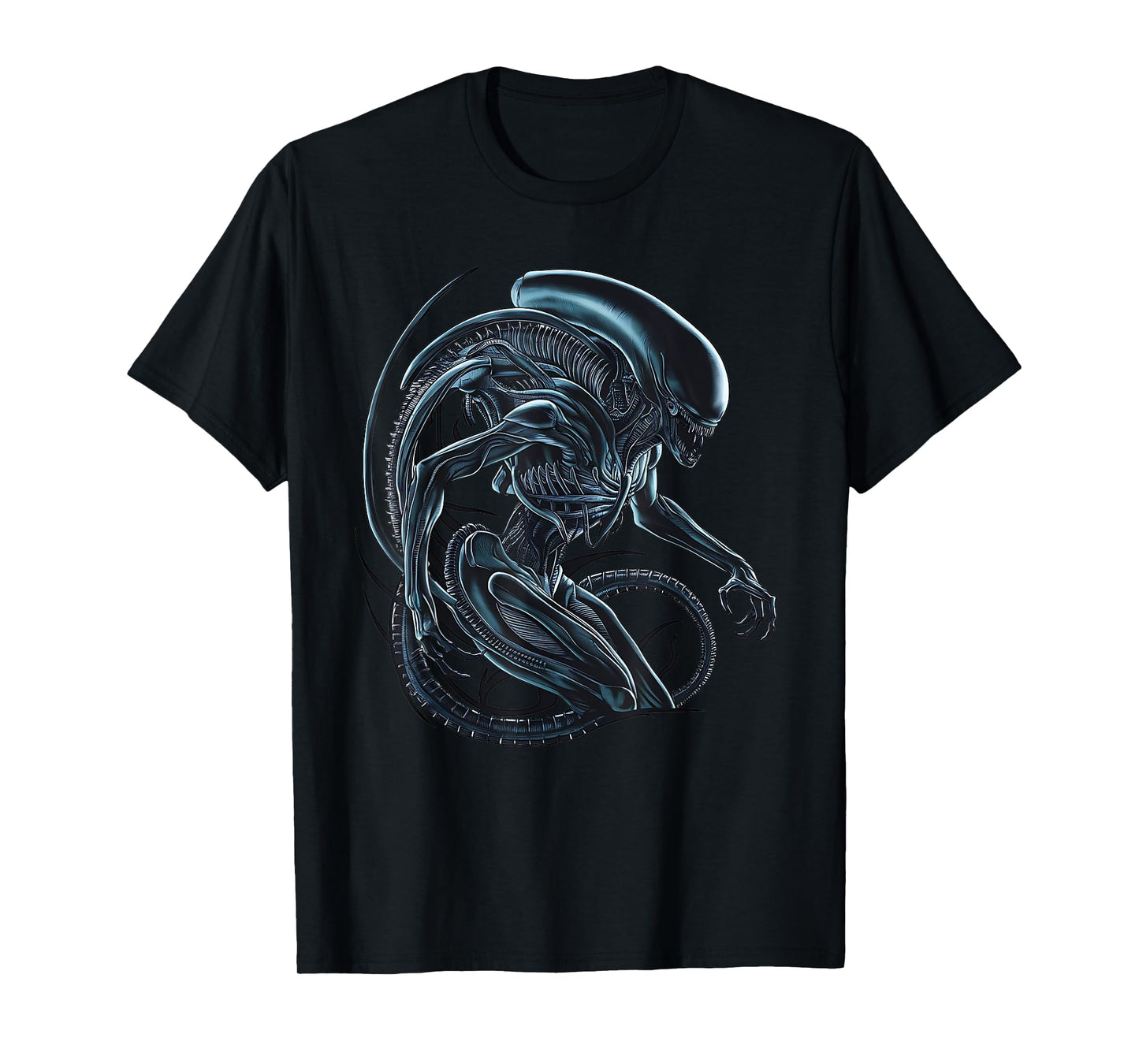 Alien Xenomorph Illustrated Poster T-Shirt