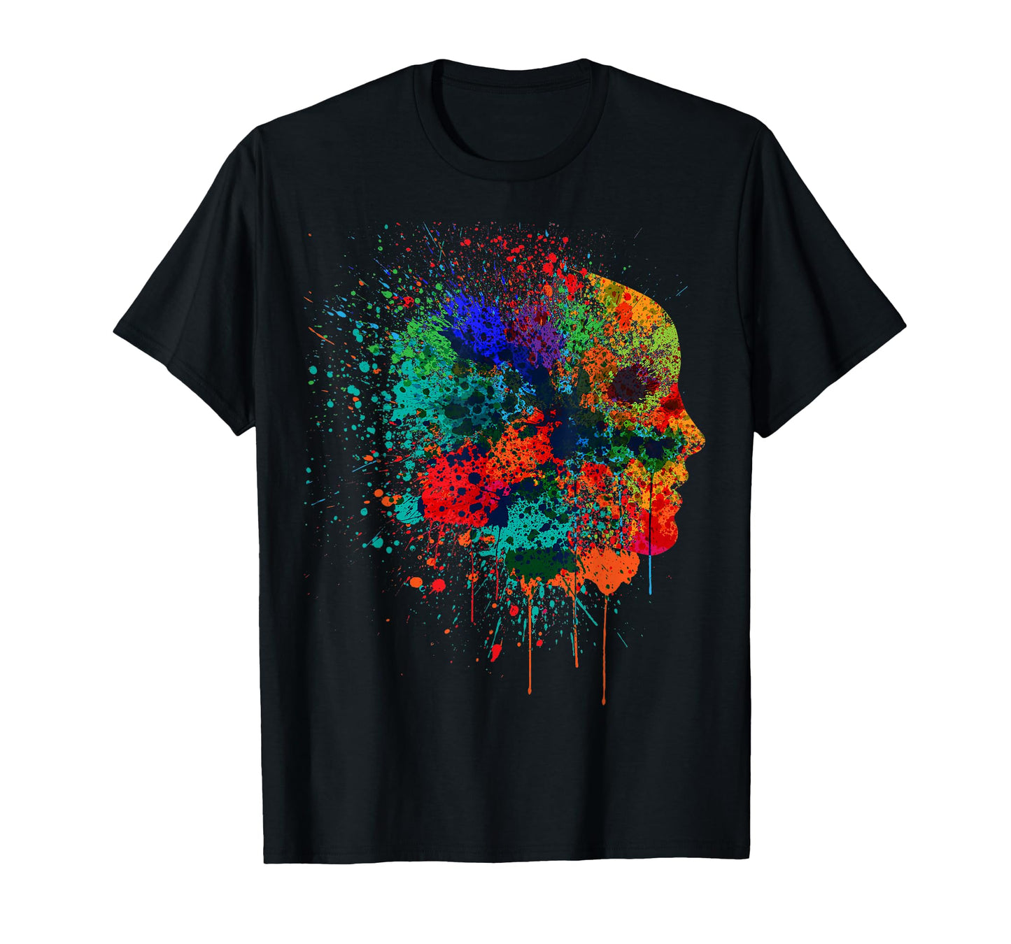 Pretty Fall Color Paint Splatter Women Men Kids T-Shirt