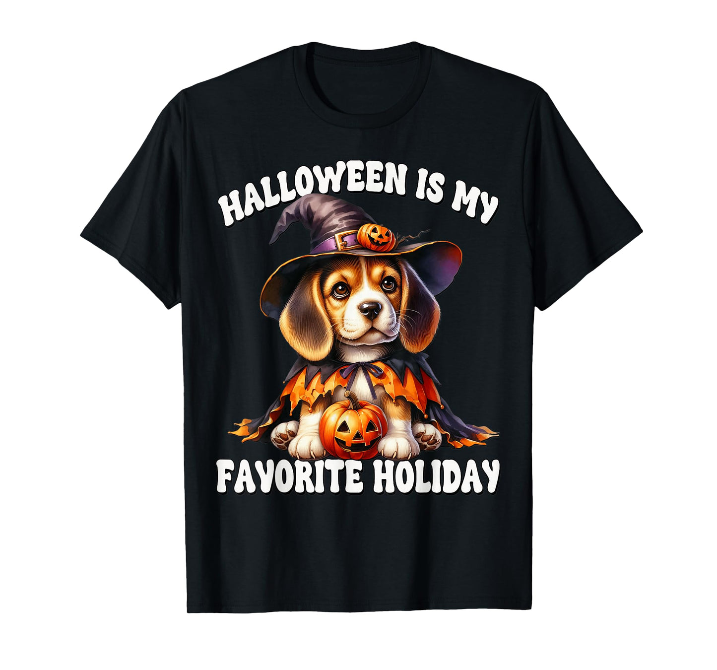 Beagle Dog Graphic for Mom Halloween is My Favorite Holiday T-Shirt