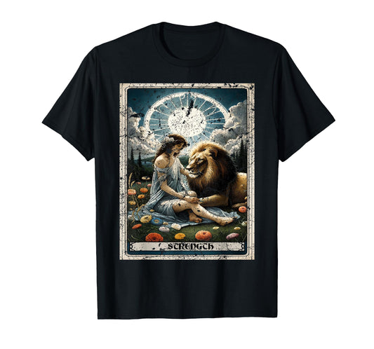 Strength Tarot Card T-Shirt