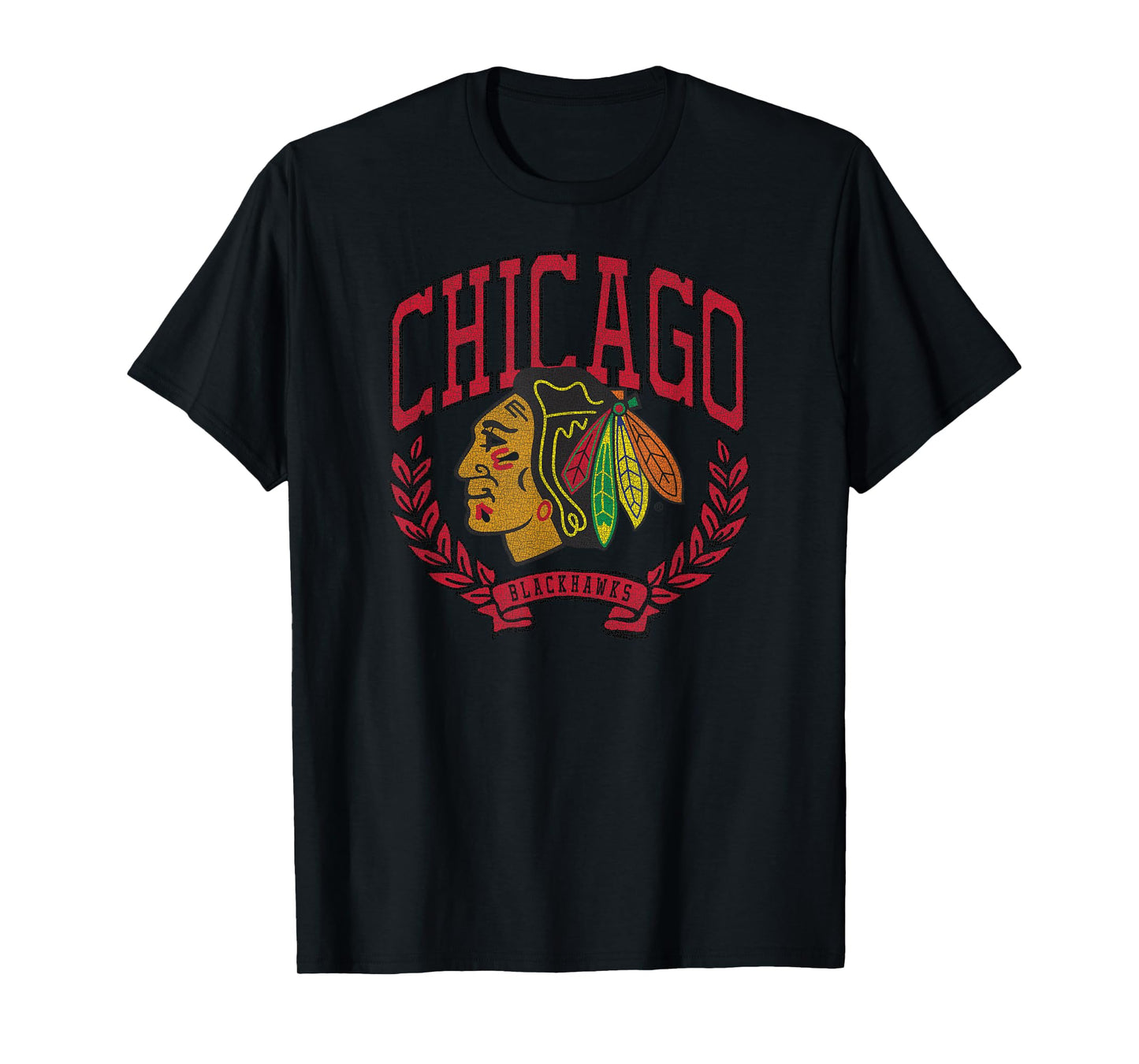 Chicago Blackhawks Vintage Victory White Officially Licensed T-Shirt