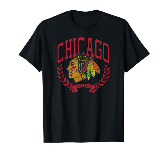 Chicago Blackhawks Vintage Victory White Officially Licensed T-Shirt