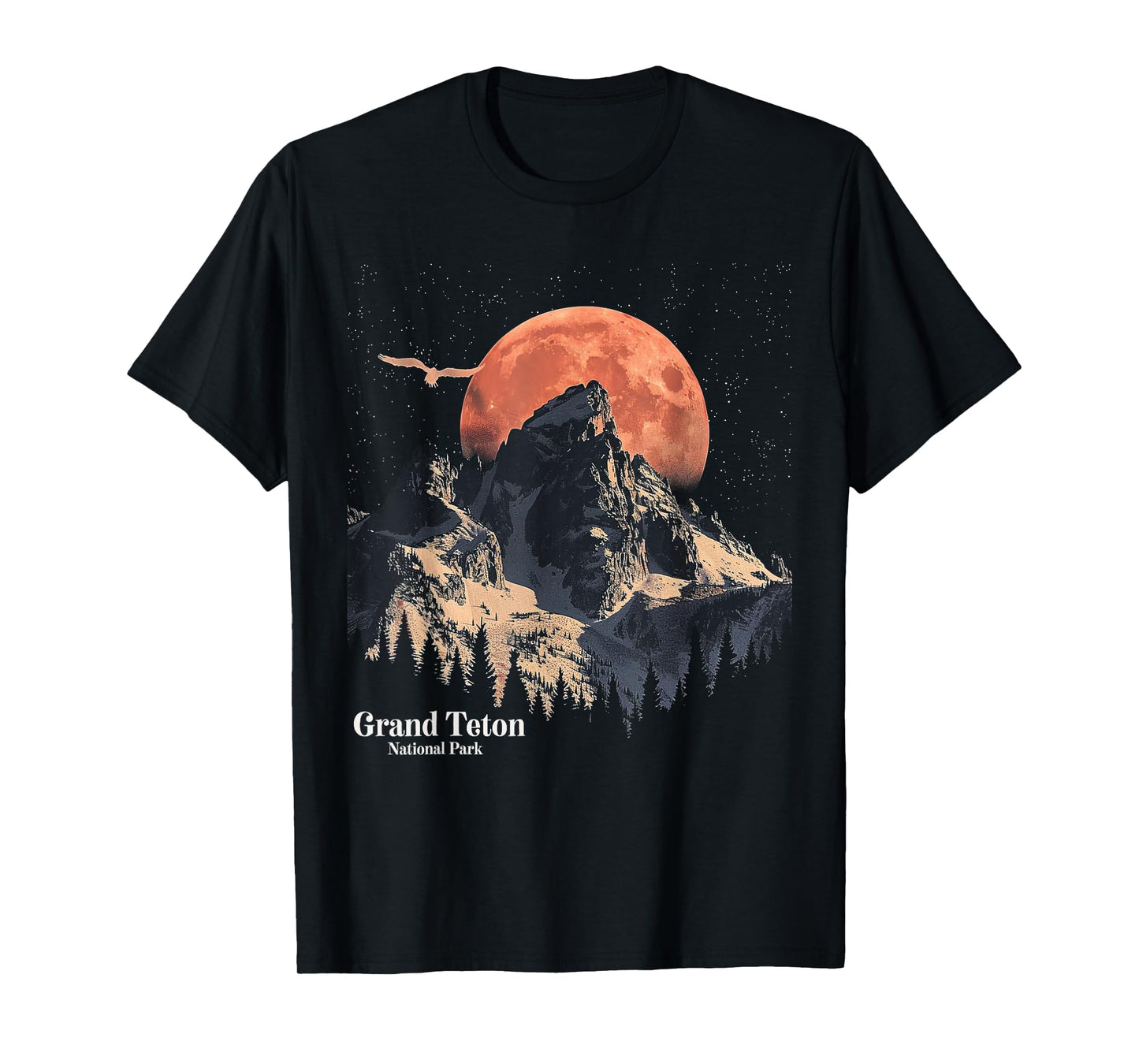 Grand Teton - US National Park Vintage Men Women Kids Retro T-Shirt