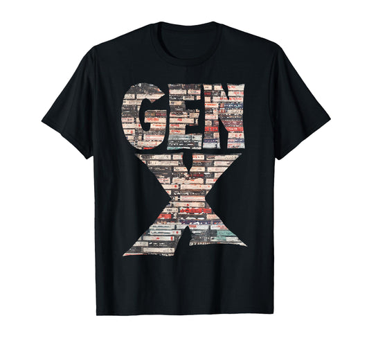gen x 80’s rock cassettes T-Shirt