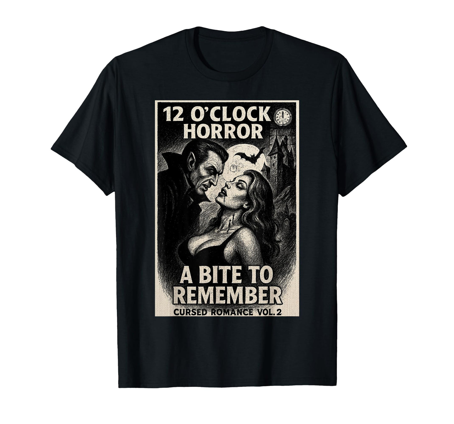 Cursed Romance Vol. 2 – A Bite to Remember Vampire Horror T-Shirt