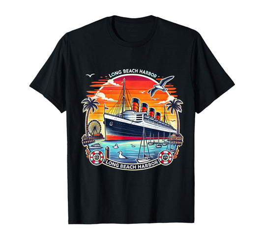 The Queen Mary Long Beach - Historic Ocean Liner T-Shirt