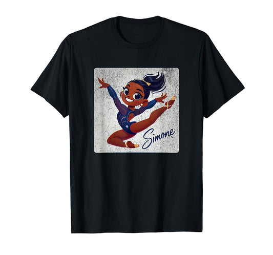 Simone T World Champion Retro Tee Boys and Girls T-Shirt