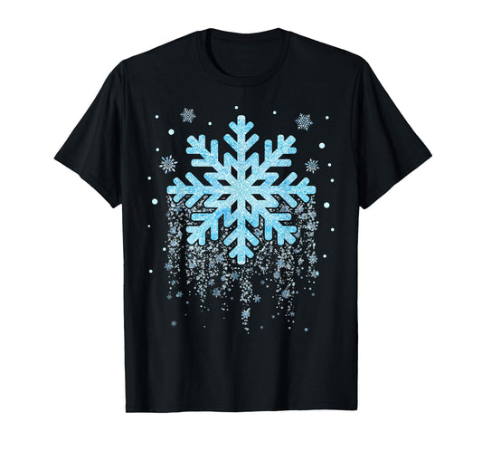 Snowflake Costume Winter Christmas Matching Mens Womens Kids T-Shirt