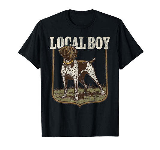 Local Boy Hunting Dog Retro Southern Country Pride Vintage T-Shirt