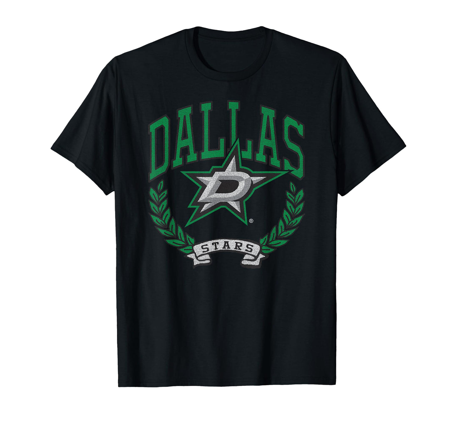 Dallas Stars Vintage Victory Dark Heather Licensed T-Shirt