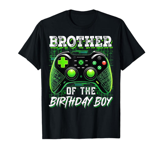 Brother Of The Birthday Boy Matching Video Gamer Birthday T-Shirt