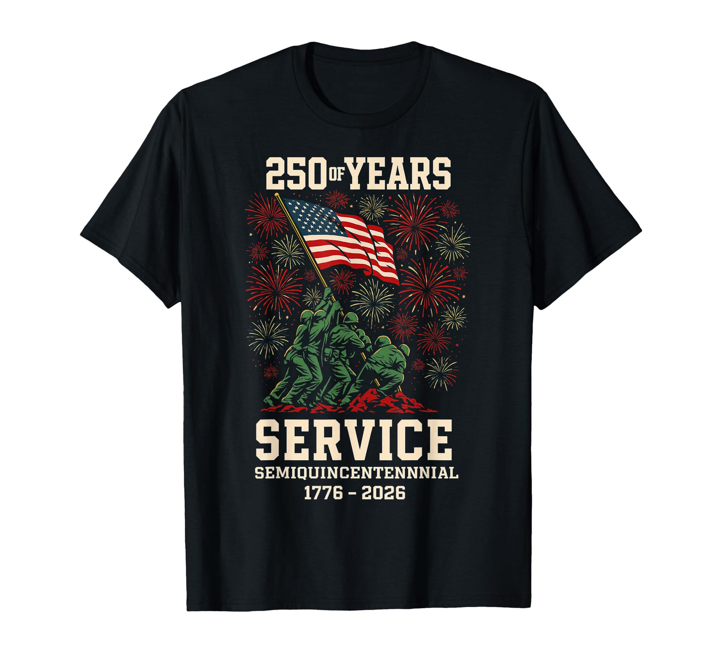250 Years America Anniversary 1776-2026 Independence Day T-Shirt