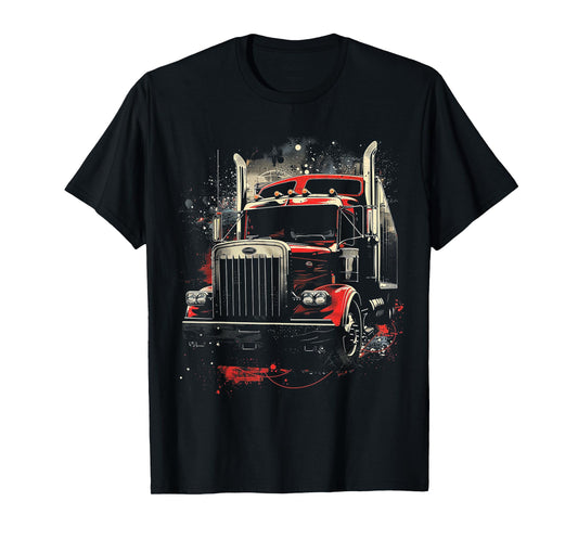 Vintage 18-Wheeler Truck T-Shirt