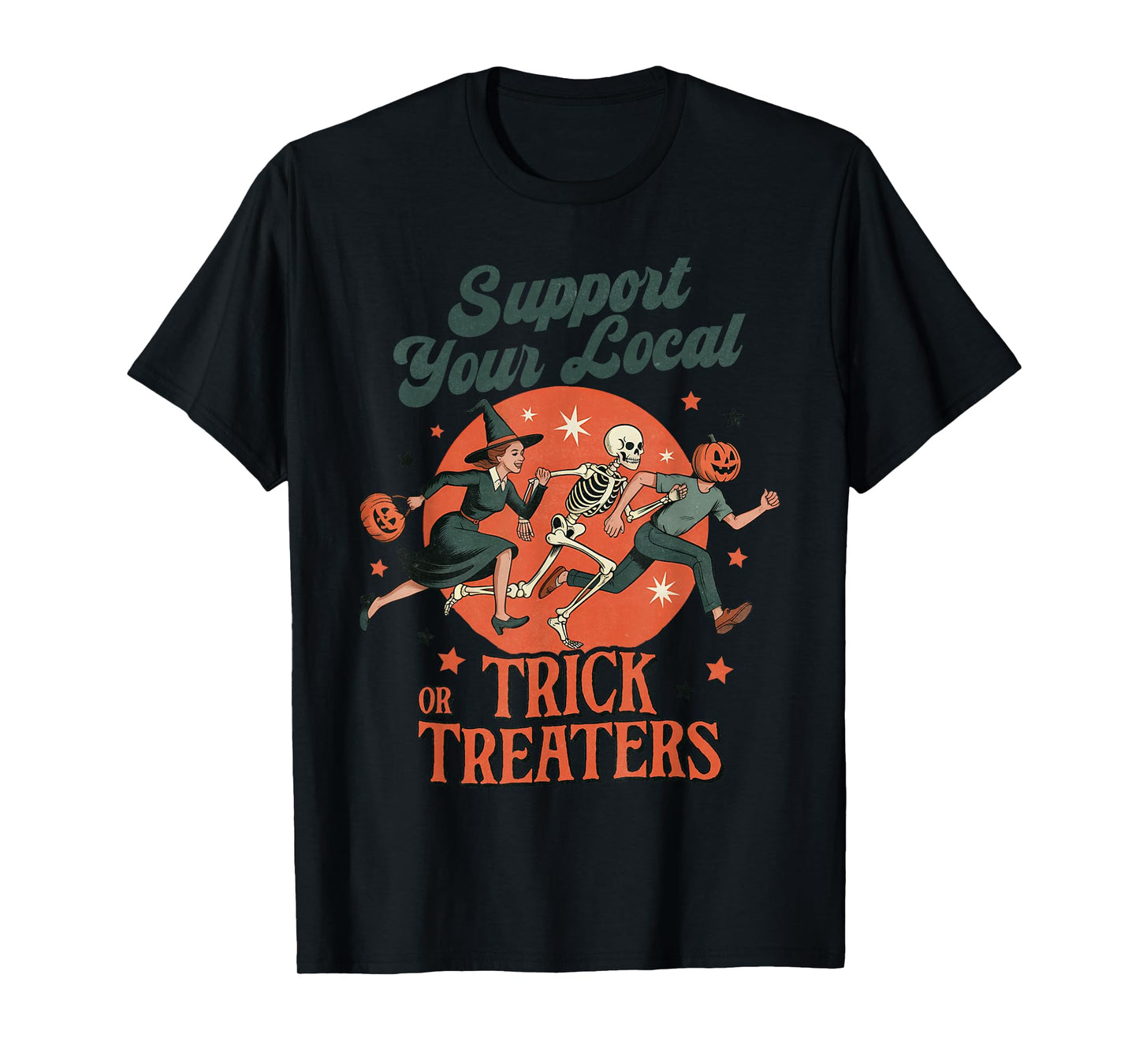 Retro Halloween Trick or Treat Fun T-Shirt