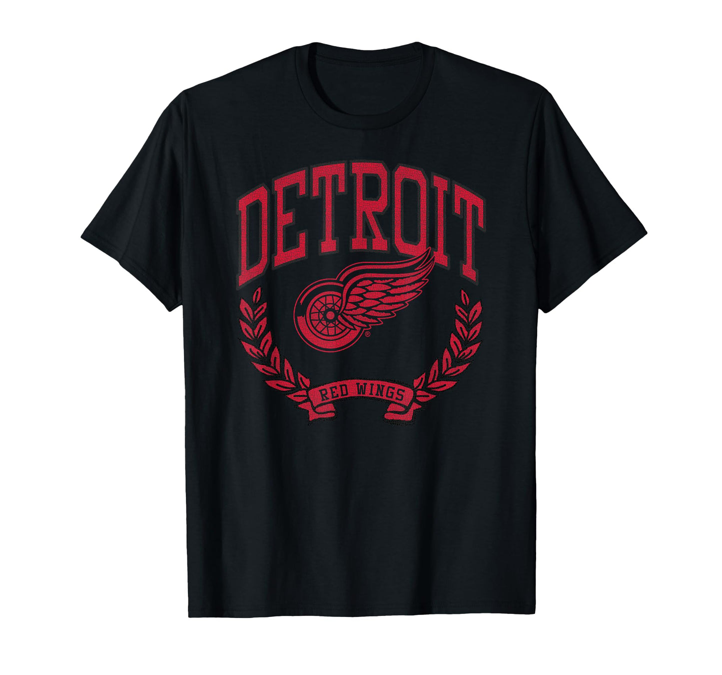 Detroit Red Wings Vintage Victory White Officially Licensed T-Shirt