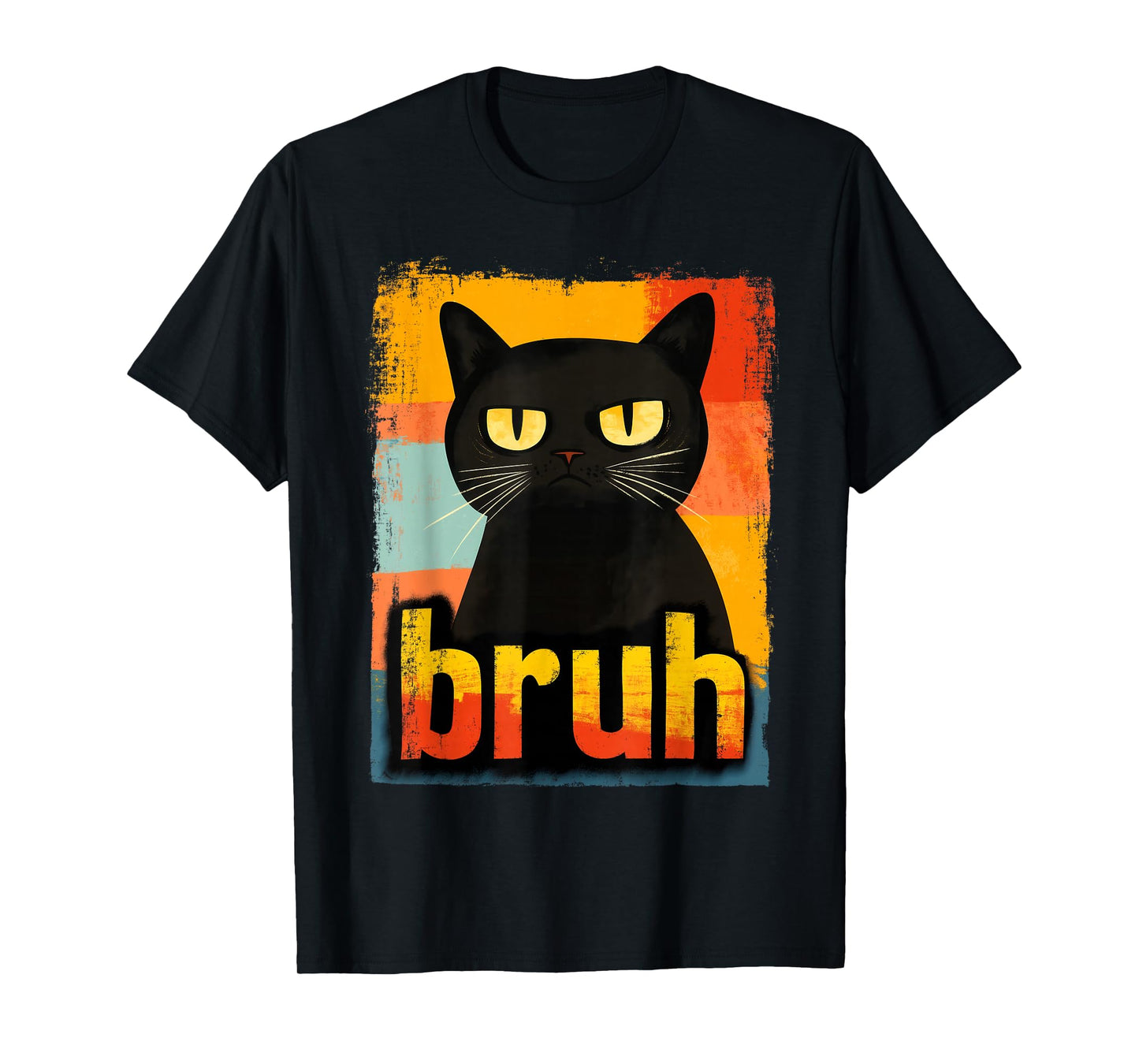 Funny Cat Bruh For Teens Boys Girls Men Women Meme Graphic T-Shirt