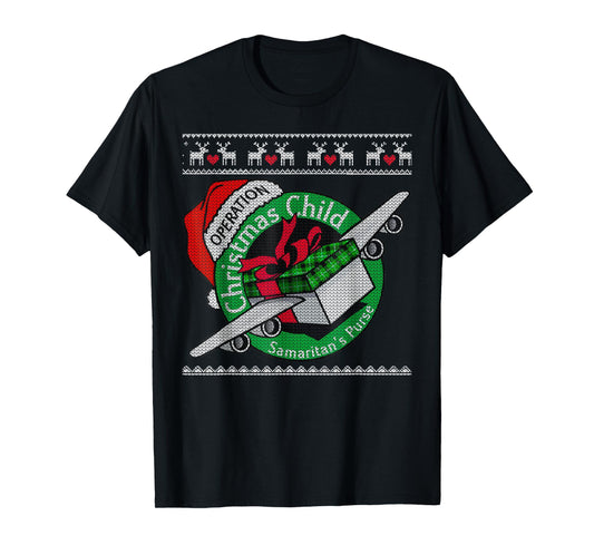 Samaritan's Purse Operation Christmas Child Funny Xmas Gifts T-Shirt