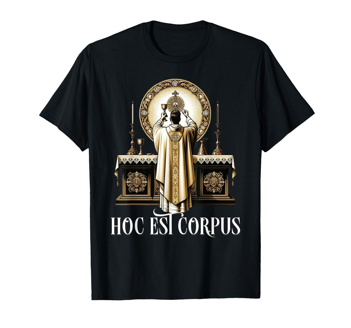 Eucharistic Consecration Traditional Latin Mass Catholic T-Shirt