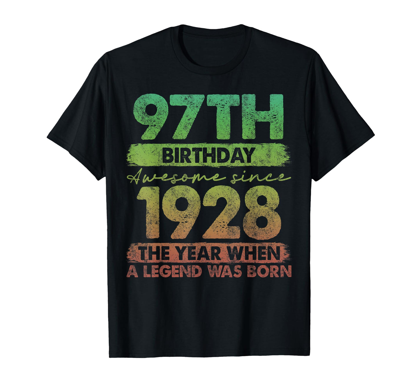 97 Year Old Gifts Vintage 1928 Limited Edition 97th Birthday T-Shirt