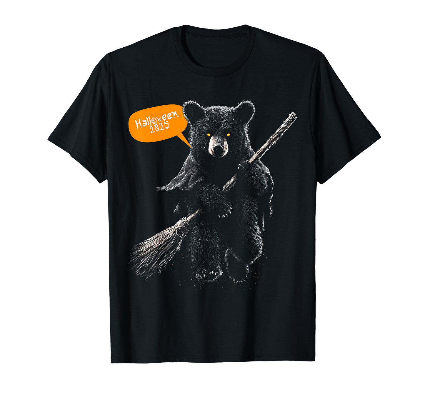 Halloween 2025 Bear Witch Animal Costume Fun Halloween T-Shirt
