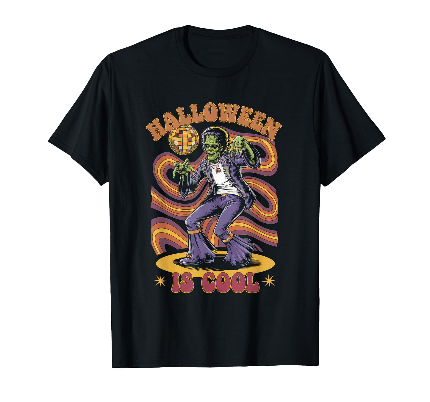 Halloween is Cool Tshirt Women Men Frankenstein Monster T-Shirt
