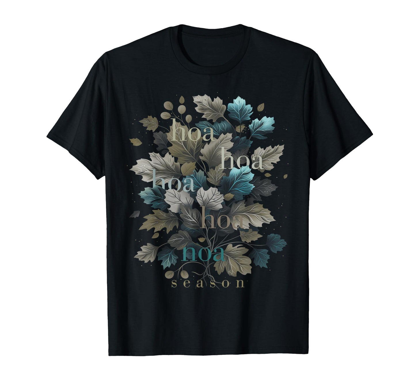 Hoa Hoa Hoa Hoa Hoa Trendy Emo Fall Season Leaves Trendy T-Shirt