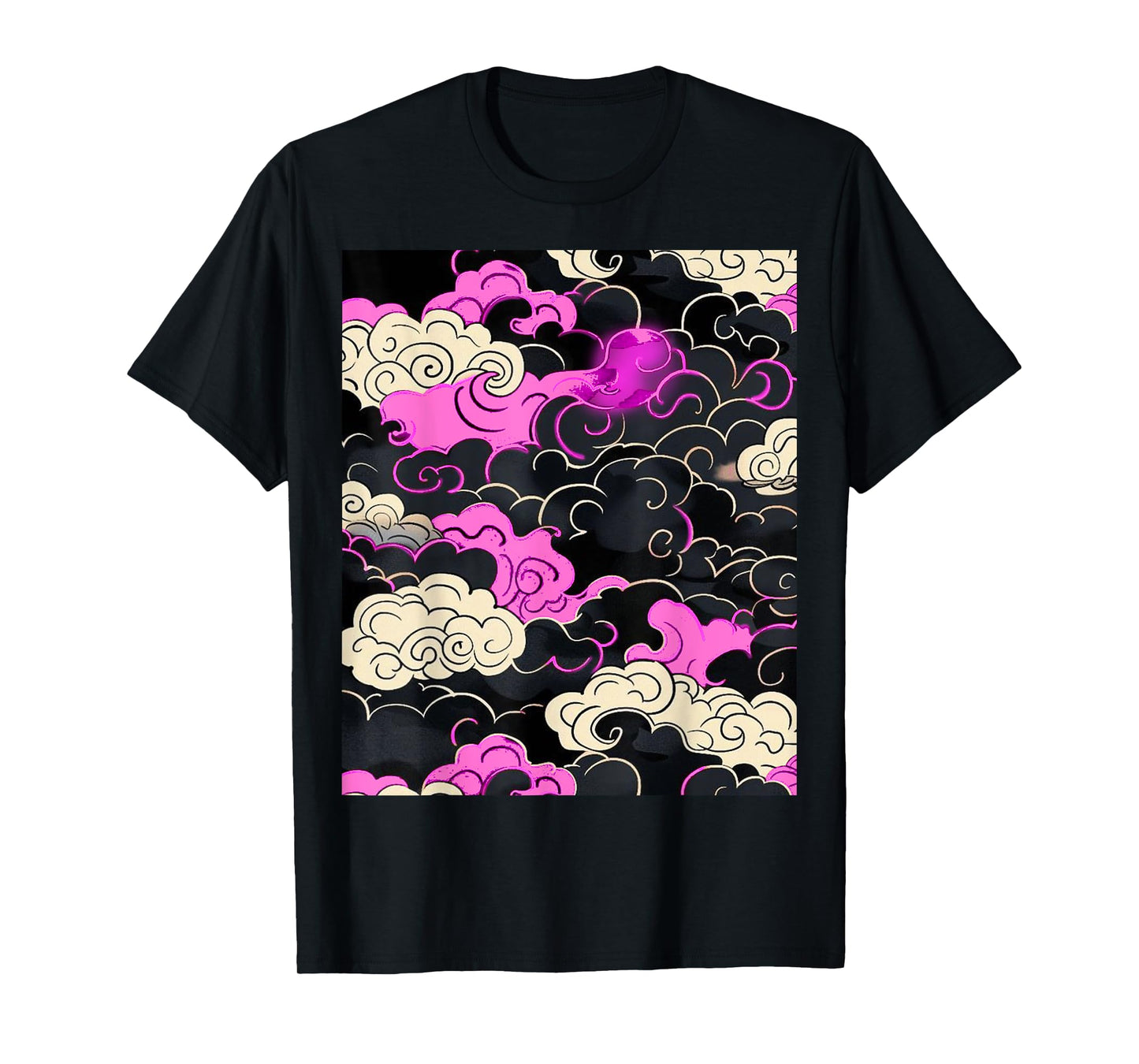 Pink Graphic Above The Clouds Pink Graphic T-Shirt