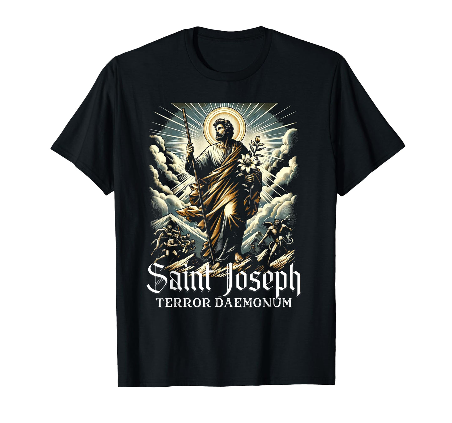 Saint Joseph Catholic Father And Worker T-Shirt